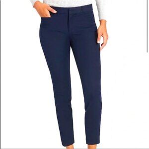 Banana Republic Sloan Stretch Pants Trousers Navy Maritime Blue 6 Petite 6P